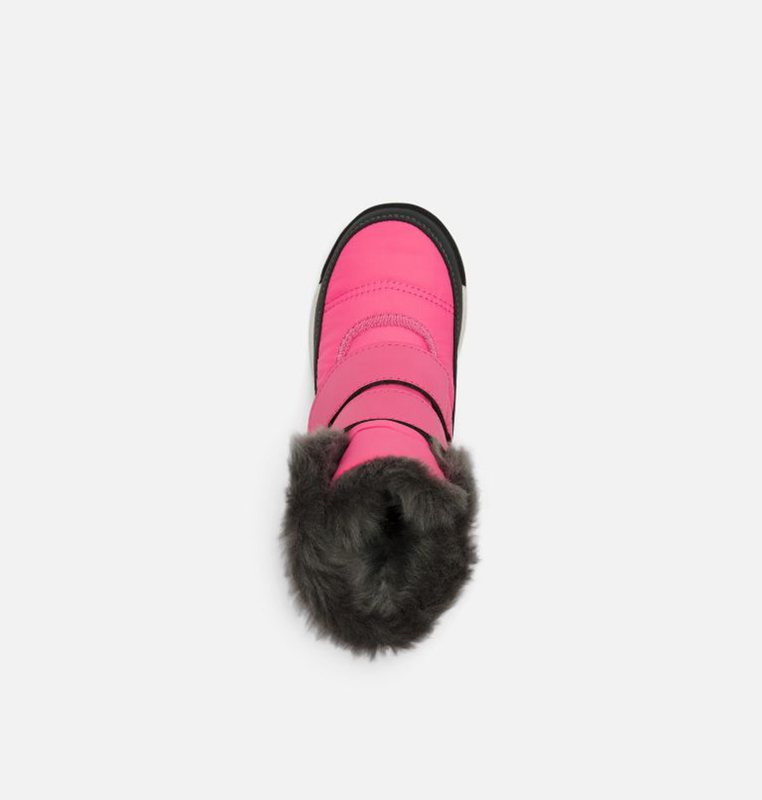 Kids Snow Boots Pink/Black - Sorel Toddler Whitney™ II Strap - 271-TBQJUE